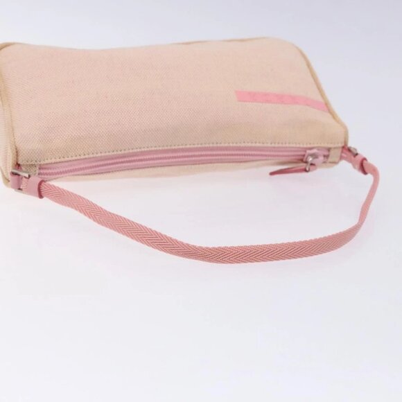 PRADA Sports Accessory Pouch Canvas Gray Silver Auth - Picture 8 of 16